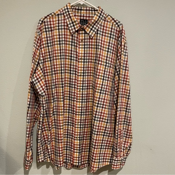 Men’s Jos A Bank Traveler’s Collection Tailored fit Long Sleeve. Size XXL - Picture 1 of 4